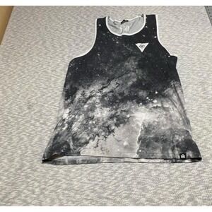 Into the AM black & white galaxy print tank top men L. SKU-B752